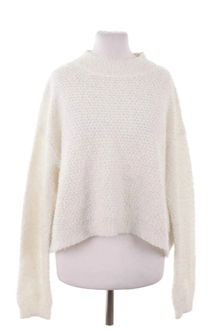 Sweter damski puszysty crop