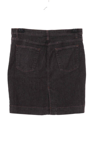 Spódnica jeansowa mini bawełniana - Czarna