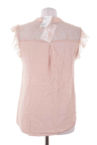 Bluzka z koronką H&M - Różowa