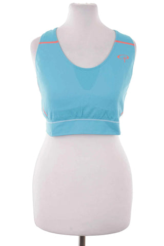 Biustonosz sportowy top fitness - Niebieski