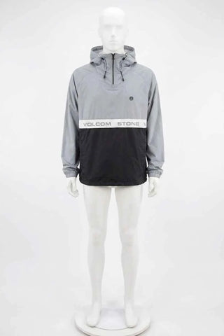 Kurtka wiatrówka anorak Volcom Stone - Szaro-czarna