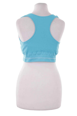 Biustonosz sportowy top fitness - Niebieski