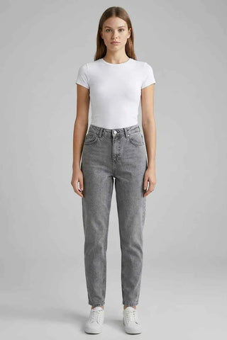 Damskie Jeansy DeFacto 90's Slim Fit Szare