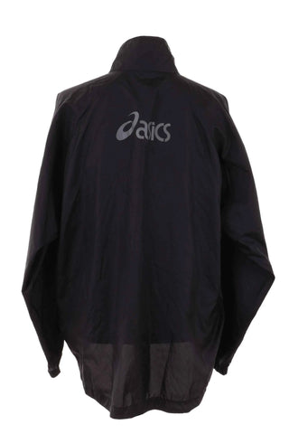 Wiatrówka męska Asics z paskami - Czarna