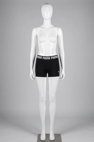 Czarne Damskie Spodenki Sportowe PUMA