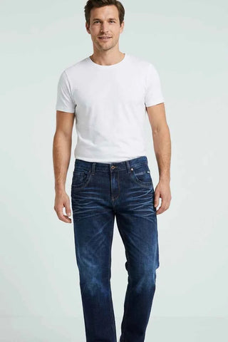 Jeansy męskie Regular Fit Smog - Granatowe
