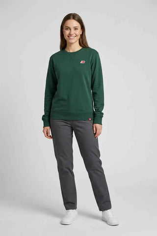 Bluza dresowa damska New Balance - Butelkowa Zieleń