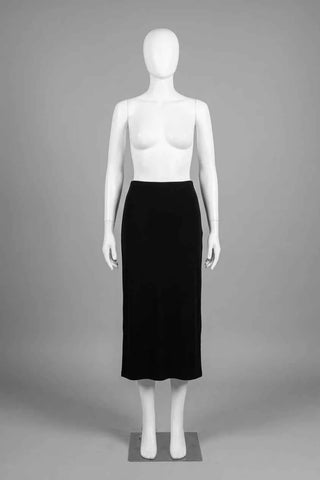 Spódnica ołówkowa maxi - Czarna