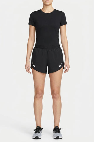 Damskie Czarne Szorty Biegowe Nike