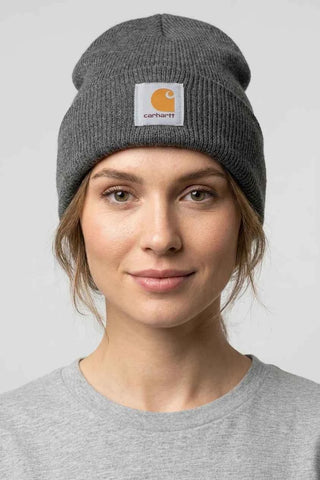 Czapka Beanie Prążkowana Carhartt - Szara