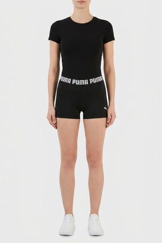 Czarne Damskie Spodenki Sportowe PUMA