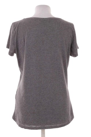 T-shirt damski z nadrukiem - Szary