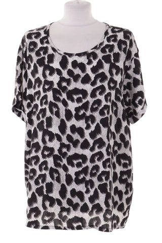 Damski Top Oversize we Wzor Panterki
