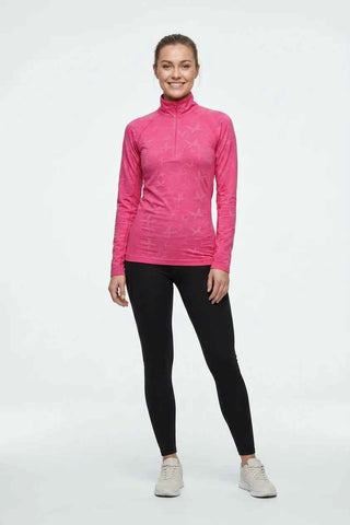 Koszulka sportowa longsleeve Kari Traa - Różowa