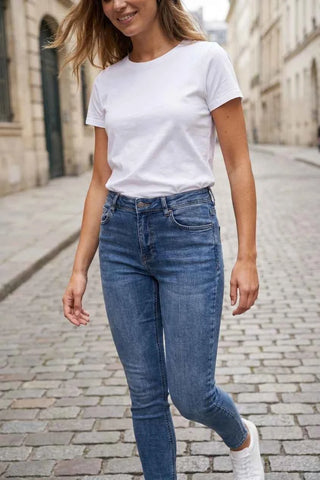Jeansy Damskie MY ESSENTIAL WARDROBE - Niebieski