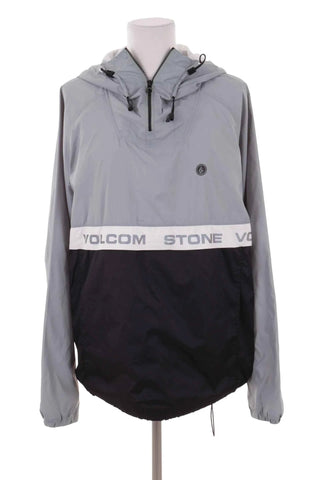 Kurtka wiatrówka anorak Volcom Stone - Szaro-czarna