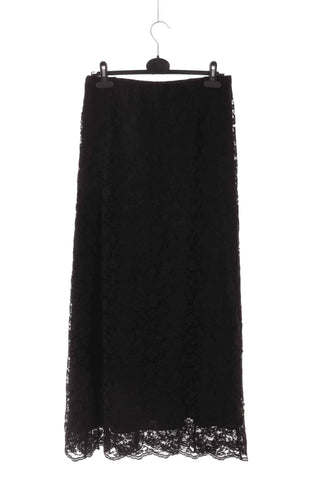 Spódnica maxi koronkowa - Czarna