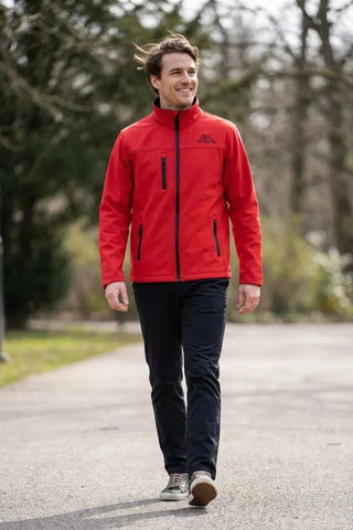 Kurtka softshell męska Kappa - Czerwona