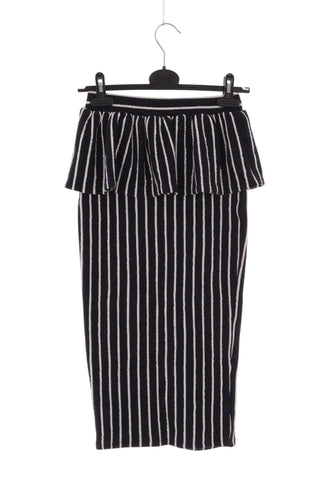 Spódnica peplum w paski