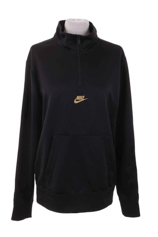 Bluza damska rozpinana 1/2 Nike - Czarna