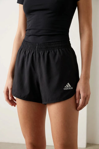 Damskie Czarne Szorty Sportowe Adidas do Biegania