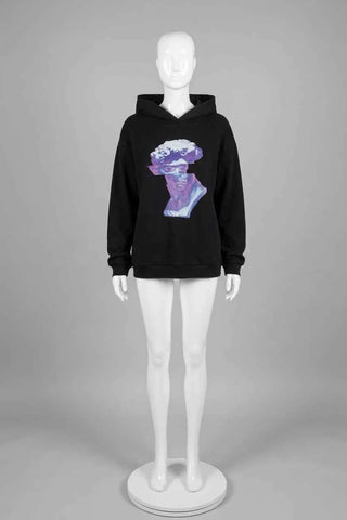 Bluza z kapturem - Czarna